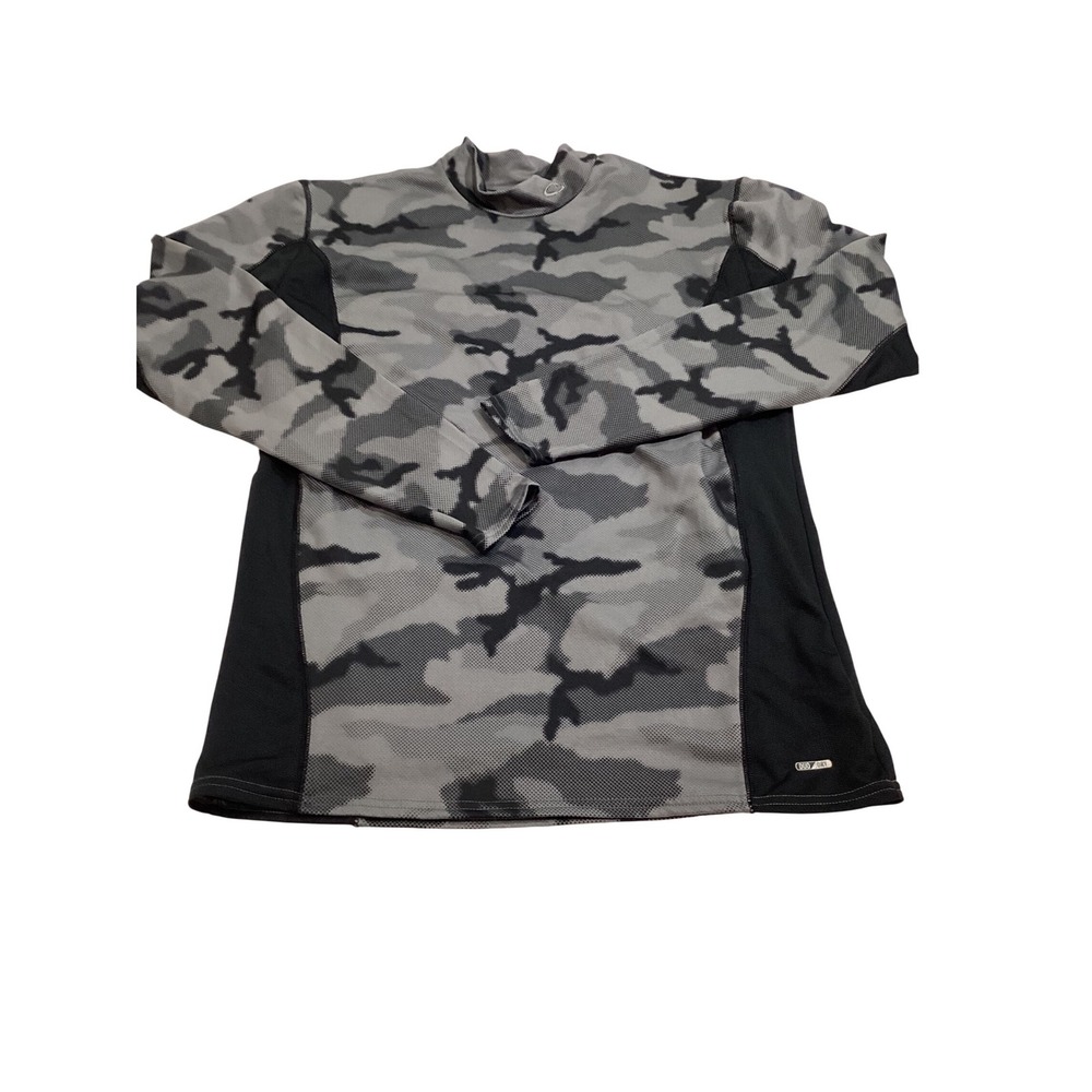Champion Camo Mock Neck Long Sleeve Athletic Duo/Dri‎ Shirt XXL
(923)